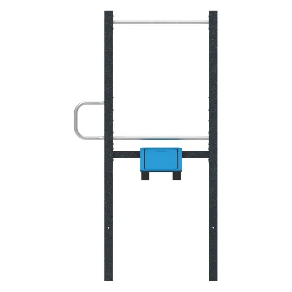 Station Street Workout 4 ateliers - hauteur chute libre inférieur à 2 m - déchargé sous abri