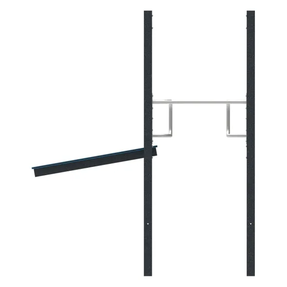 Station Street Workout 4 ateliers - hauteur chute libre inférieur à 2 m - déchargé sous abri