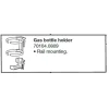 Support bouteille de Gaz Montage sur rail