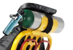 Support bouteille à oxygène sous buste - non amovible pour brancard à hauteur variable Power-Pro XT