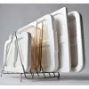 Support égouttoir pour 6 couvercles - 260 x 310 x 300 mm