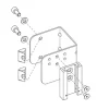 Support HAMILTON-H900 à hauteur réglable pour montage sur chariot HAMILTON-C1/T1