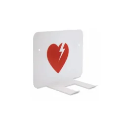 Support mural blanc pour Lifepak CR2 [distribué par Stryker] [hôpitaux, SDIS]