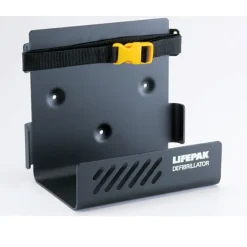 Support mural noir pour Lifepak CR2 [distribué par FND] [grand public]