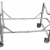 Support roulant et pliable - 4 roues escamotables pour barquettes, brancards, civières