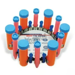 Support tube vertical pour 6 tubes 50 ml, 6 tubes 15 ml et 12 microtubes - Ref : SI-V525