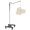 Suspension mobile Anti-X avec écran anatomique sur piétement à roulettes freinées - eq pb 0,50 mm - 76 x 61 cm