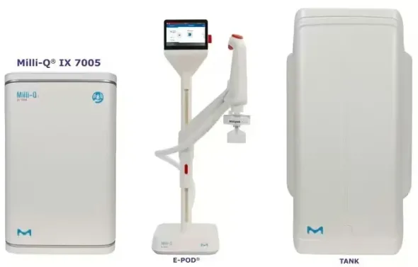 Système de purification de l'eau type II - Milli-Q IX 7003 - Cuve 50 L kit Complet