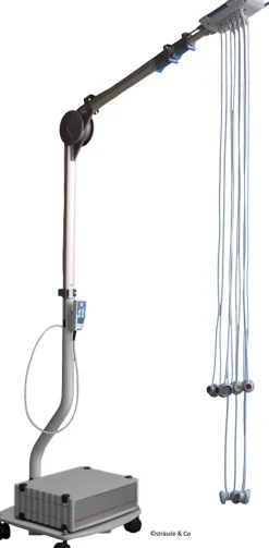 Système d'électrodes par aspiration DT100 T PLUS Avec bras et pieds roulettes