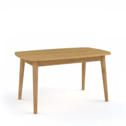 Table basse Sego - l. 86 x h. 47 x pr. 51 cm - plateau stratifié hydrofuge - 4 pieds hêtre massif