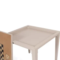Table de jeu Enghien - 90 x 90 x h. 78 cm - plateau bois - 4 pieds hêtre massif