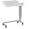 Table de lit Solido 3 - 2 plateaux ABS blanc piétement U