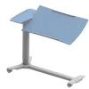 Table de lit TA270TT - piétement H - 2 plateaux HPL - 1 plateau fixe - 1 plateau inclinable