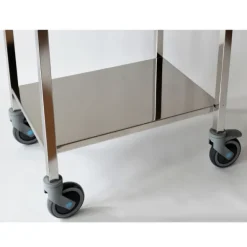 Tablette basse amovible - inox - pour chariot N.02 211/04
