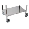 Tablette basse amovible - inox - pour chariots N.02 211/02 et N.02 211/03