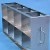 Étagère horizontale lxpxh 139x549x265mm 4x2 étages pour boite dim ext 133x133x128mm