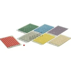 Tapis de 96 bouchons septum individuels MATRIX en sepra bouchon pré-percé non stérile rouge x 10