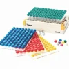 Tapis de 96 bouchons septum individuels MATRIX en sepra bouchon non stérile x 10