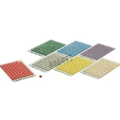 Tapis de 96 bouchons septum individuels MATRIX en sepra bouchon violets stérile x 10
