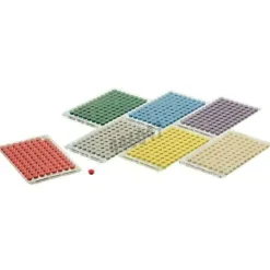 Tapis de 96 bouchons septum individuels MATRIX en sepra bouchon pré-percé non stérile x 10