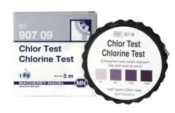 Test Chlore, rouleau de 5 m x 10 mm, quantité de commande minimum 5 pièces