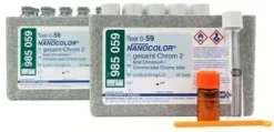 Test en cuve ronde NANOCOLOR Chrome total 2 x 20