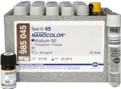Test en cuve ronde NANOCOLOR Potassium 50 x 20