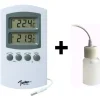 Thermomètre digital int./ext. - Sonde NTC embout inox - Maxi/Mini x1