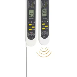 Thermomètre infrarouge/Sonde +220°C