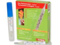 Thermomètre médical en verre Gallium - réutilisable - lot de 72
