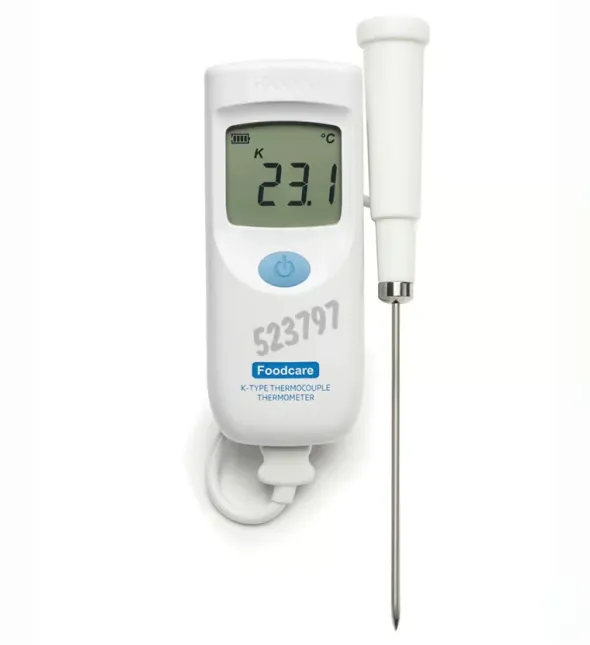 Thermomètre portatif à thermocouple k avec sonde FC766pw câble 1 m -50 à 1350 °C