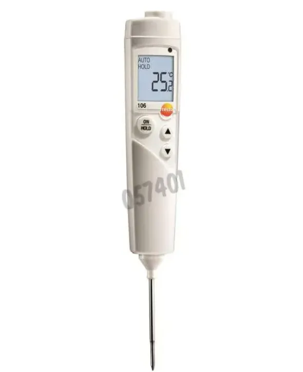 Thermomètre sonde fixe Testo 106 + topsafe