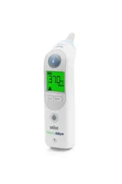 Thermomètre tympanique à infrarouge Thermoscan Pro 6000 - embase courte - piles
