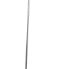 Tige porte-sérum simple aluminium, 2 crochets