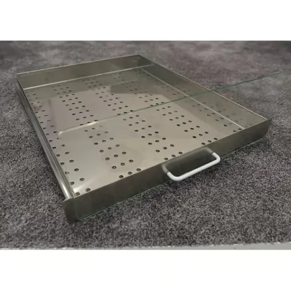 Tiroir inox avec façade pour réfrigérateur banque de sang B901