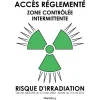 Trèfle de signalisation 13x18cm vert zone contrôlée intermittente