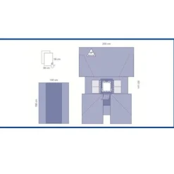 Trousse de coelioscopie voies mixtes avec champ trilaminé 255 x 301 cm - 1 carton de 5