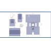 Trousse de coelioscopie voies mixtes avec champ 255 x 310 cm - 1 carton de 4