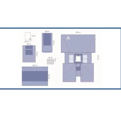 Trousse de coelioscopie voies mixtes avec champ 255 x 310 cm - 1 carton de 4