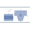 Trousse de cystoscopie avec champ trilaminé 89/262 x 220 cm - 1 carton de 11
