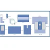 Trousse de hanche avec champ 221/285 x 352 cm - 1 carton de 6