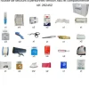 Trousse de secours 8 personnes version ABS équipée - compartimentée - blanc