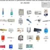 Trousse de secours 10 personnes version ABS équipée compartimentée - blanc