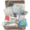 Trousse de secours 8/10 personnes en matière recyclée - fibre de bois - équipée