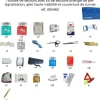 Trousse de secours souple équipée 4 personnes - bleu - kit de sécurité -