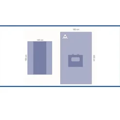 Trousse d'extrémité avec champ fenêtré 183 x 305 cm - 1 carton de 7