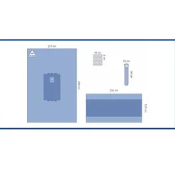 Trousse d'extrémité avec champ trilaminé 221 x 326 cm - 1 carton de 6