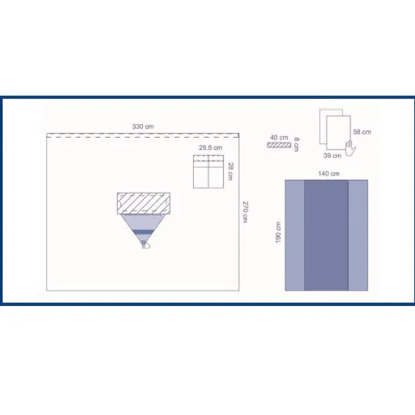 Trousse d'isolation verticale - 1 carton de 12