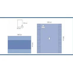 Trousse pour petites interventions avec champ ORL - 1 carton de 16
