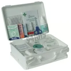 Trousse secours en polypro blanc 8 pers asep p 28
